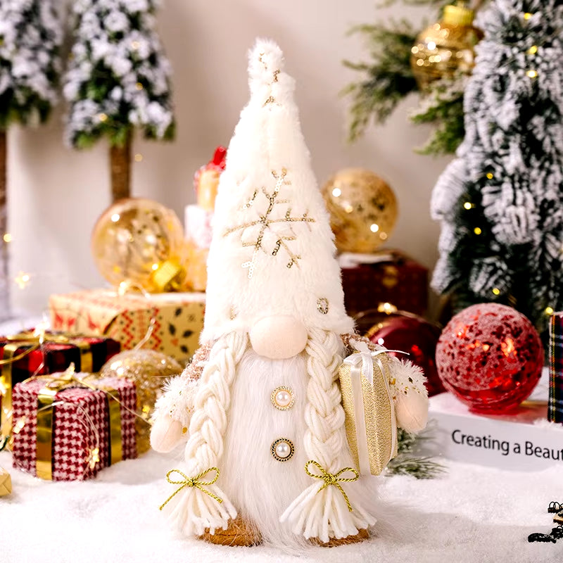 30cm Glow-in-the-Dark Gnome Squad: The Faceless Elves Who Bring Holiday Cheer and Confusion!