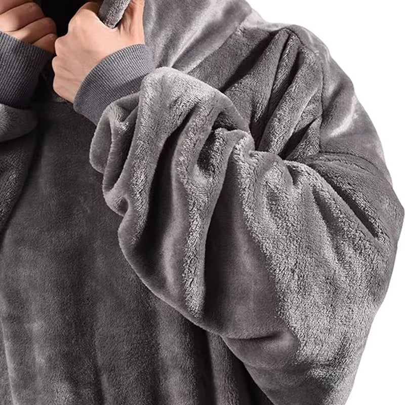 Wearable Blanket for Women Men Oversized Blanket Sweatshirt Super Soft Warm Comfortable Wearable Blanket Hoodie Dropshipping
