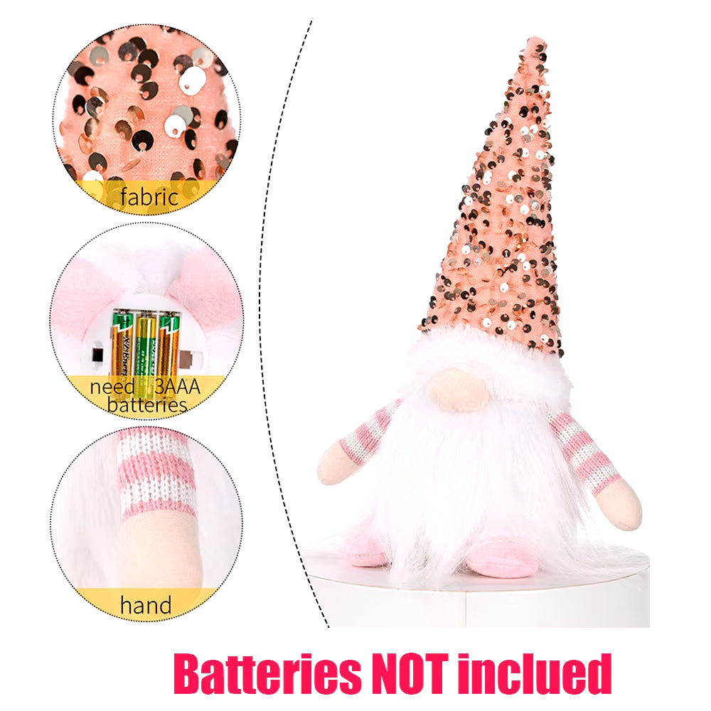 30cm Glow-in-the-Dark Gnome Squad: The Faceless Elves Who Bring Holiday Cheer and Confusion!