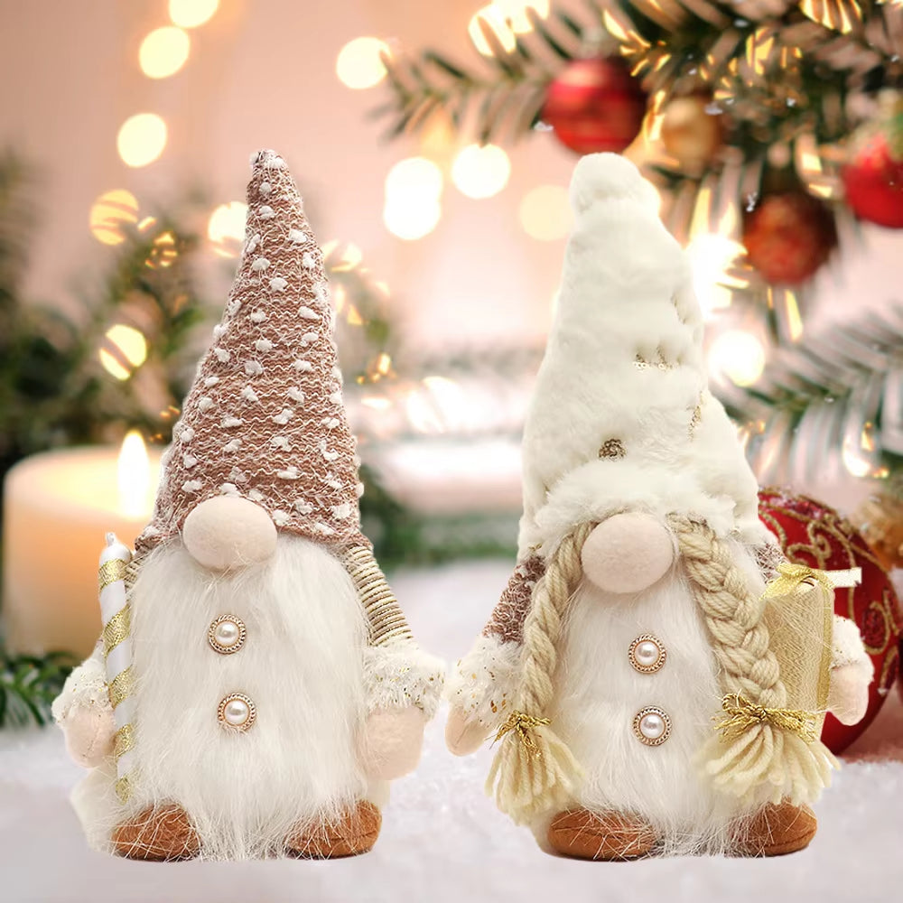 30cm Glow-in-the-Dark Gnome Squad: The Faceless Elves Who Bring Holiday Cheer and Confusion!