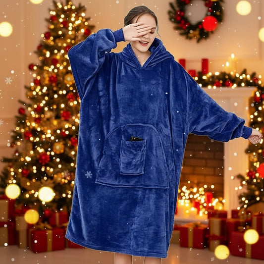 Wearable Blanket for Women Men Oversized Blanket Sweatshirt Super Soft Warm Comfortable Wearable Blanket Hoodie Dropshipping