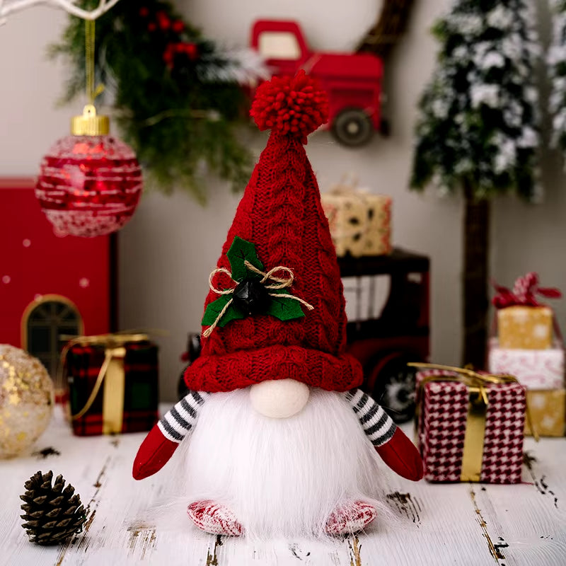 30cm Glow-in-the-Dark Gnome Squad: The Faceless Elves Who Bring Holiday Cheer and Confusion!