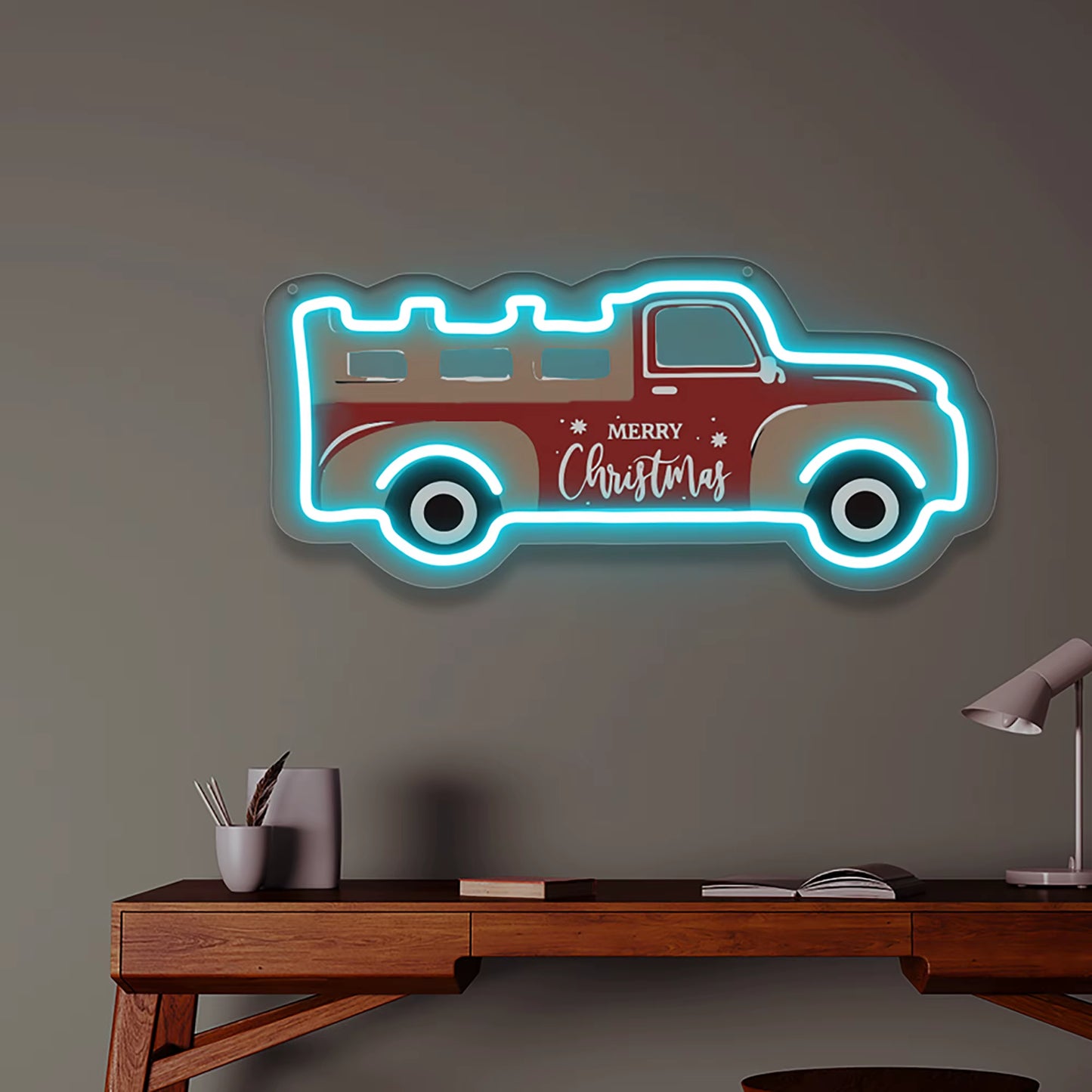 1PC Cool Car UV Neon Signs Light, LED Neon Sign, Valentines Decorations,New Years Decorations,Wedding Decorations