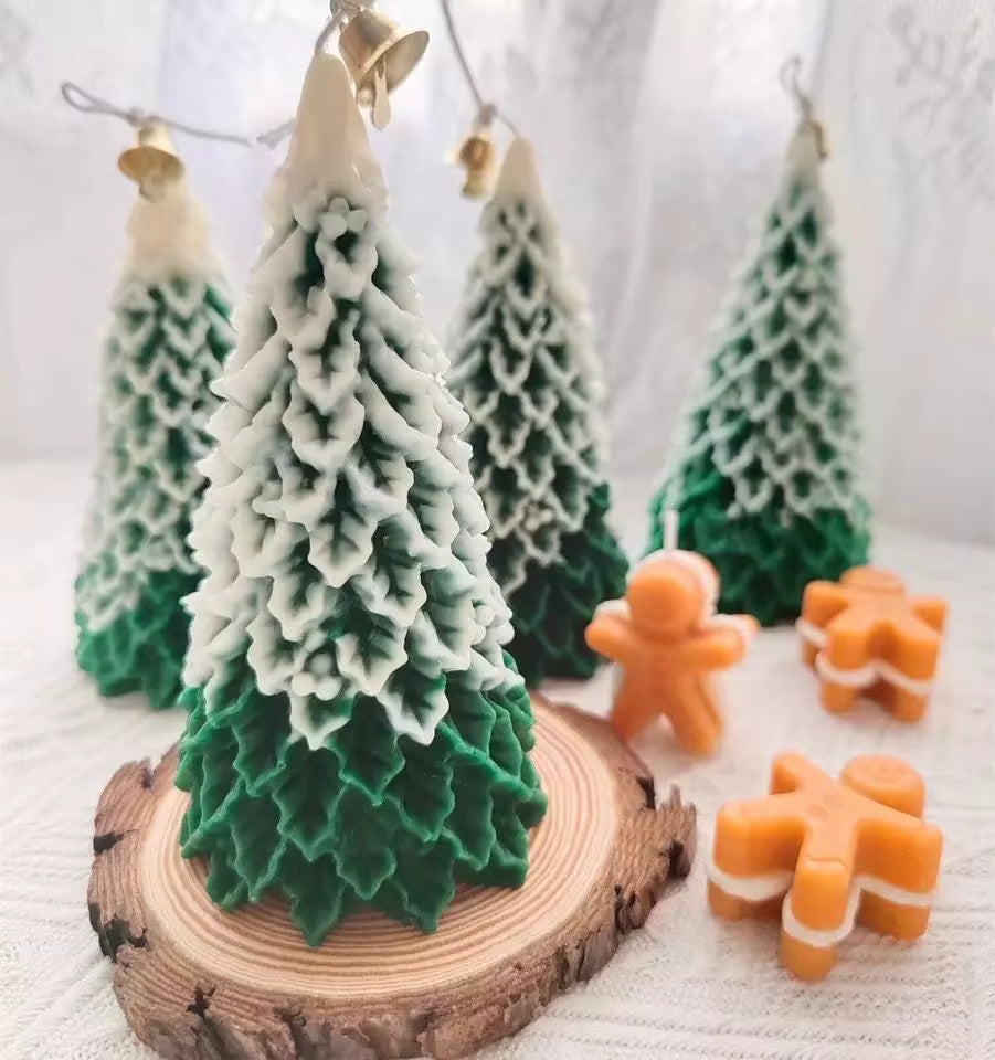 Christmas Tree Scented Candle Soy Wax Christmas Cedar Candle Atmosphere Decoration Event Holiday Gift