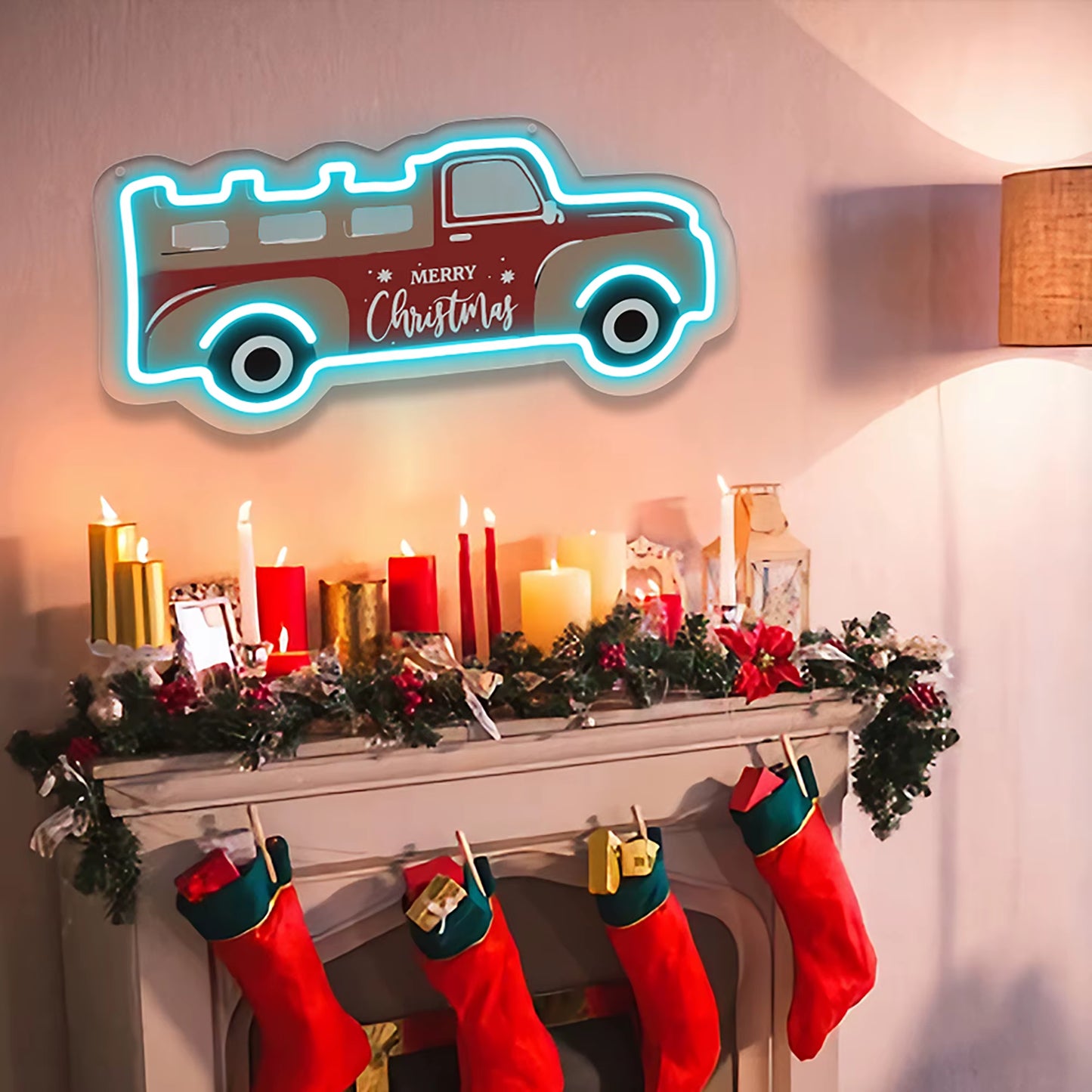 1PC Cool Car UV Neon Signs Light, LED Neon Sign, Valentines Decorations,New Years Decorations,Wedding Decorations