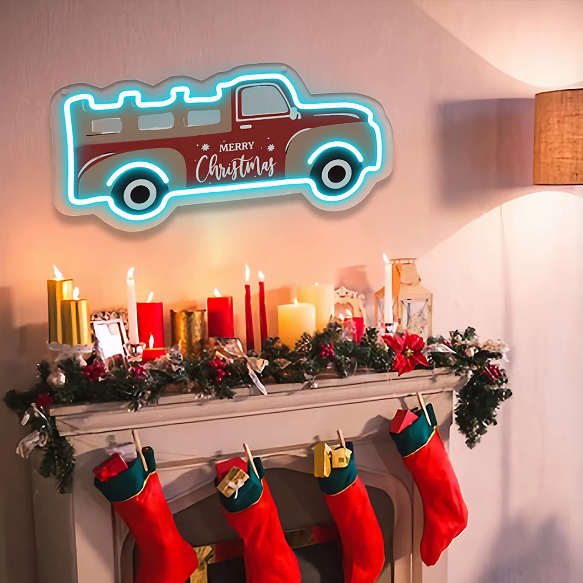 1PC Cool Car UV Neon Signs Light, LED Neon Sign, Valentines Decorations,New Years Decorations,Wedding Decorations