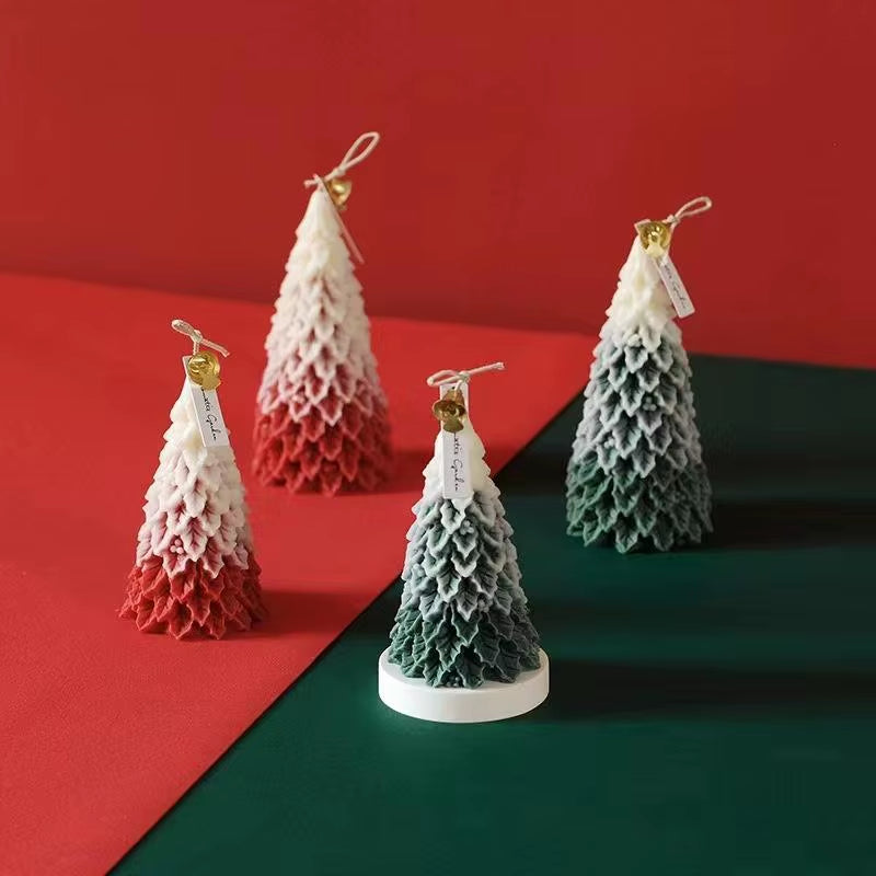 Christmas Tree Scented Candle Soy Wax Christmas Cedar Candle Atmosphere Decoration Event Holiday Gift