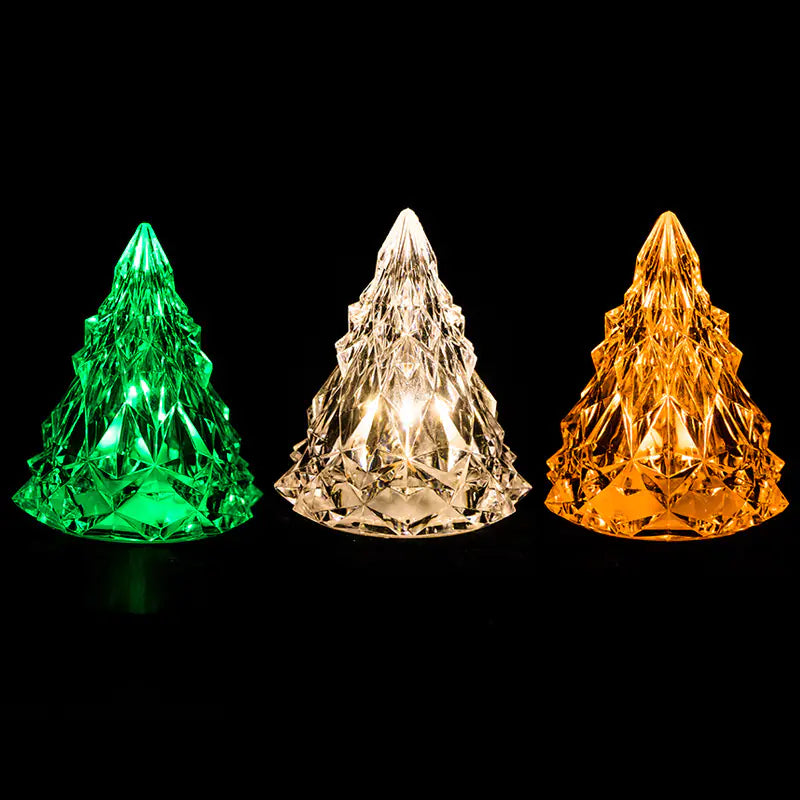 LED Crystal Candle Light for Christmas Decoration