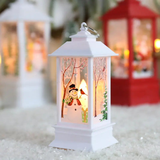 Vintage Style Electric Candle Lantern for Christmas Decor